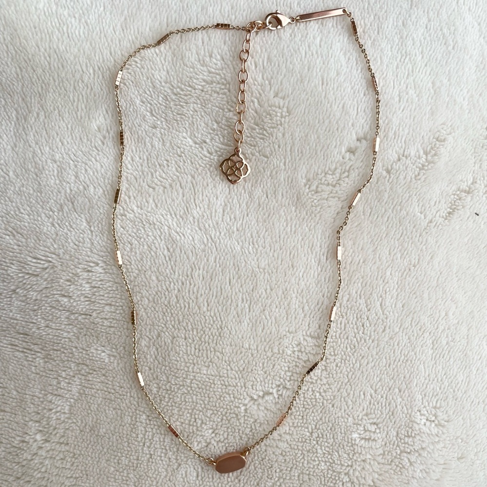 Kendra Scott Rose Gold Necklace
